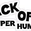 bumper humper sticker