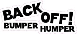 bumper humper sticker