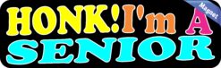 10in x 3in Honk! I'm A Senior Graduation Magnet Vinyl Occasion Vehicle Magnet