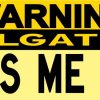 Warning Tailgating Slows Me Down Bumper Sticker