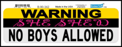 no boys allowed