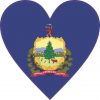 Vermont Heart Sticker