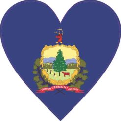Vermont Heart Sticker
