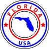 florida state circle sticker