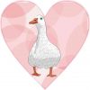Duck Heart Sticker