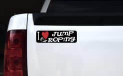 10in x 3in I Love Jump Roping Magnet Magnetic Sports Vehicle Bumper