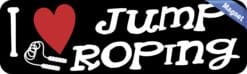 10in x 3in I Love Jump Roping Magnet Magnetic Sports Vehicle Bumper