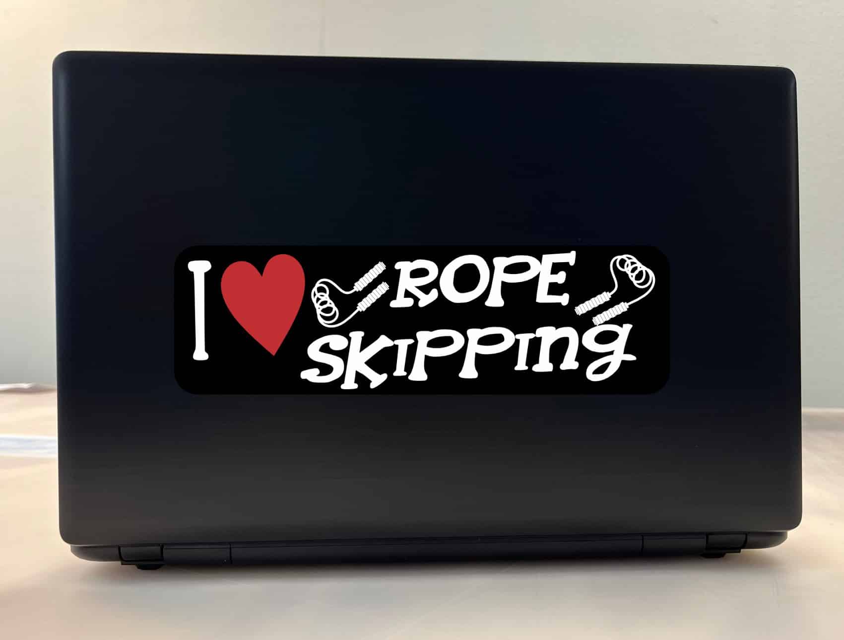 10in x 3in I Love Rope Skipping Bumper Sticker Vinyl Vehicle Sports Decal