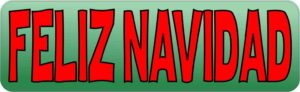 Feliz Navidad Sticker