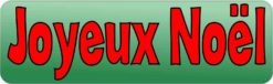 French Joyeux Noël Sticker