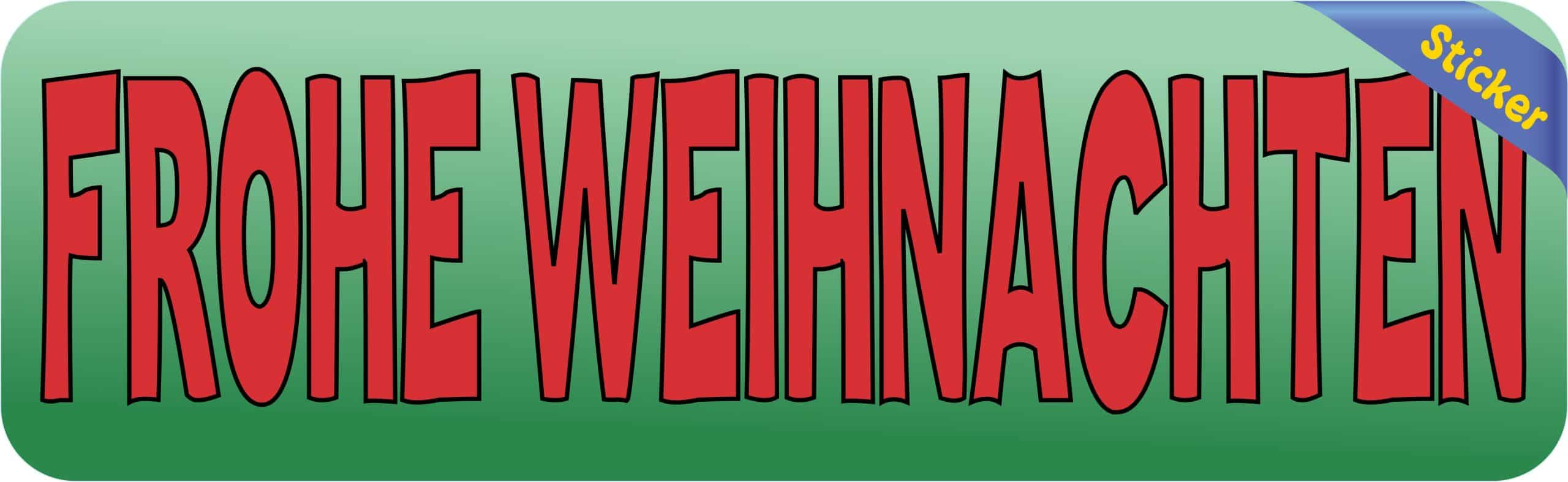 10in x 3in Austria Frohe Weihnachten Sticker Vinyl Merry Christmas Stickers - Image 2