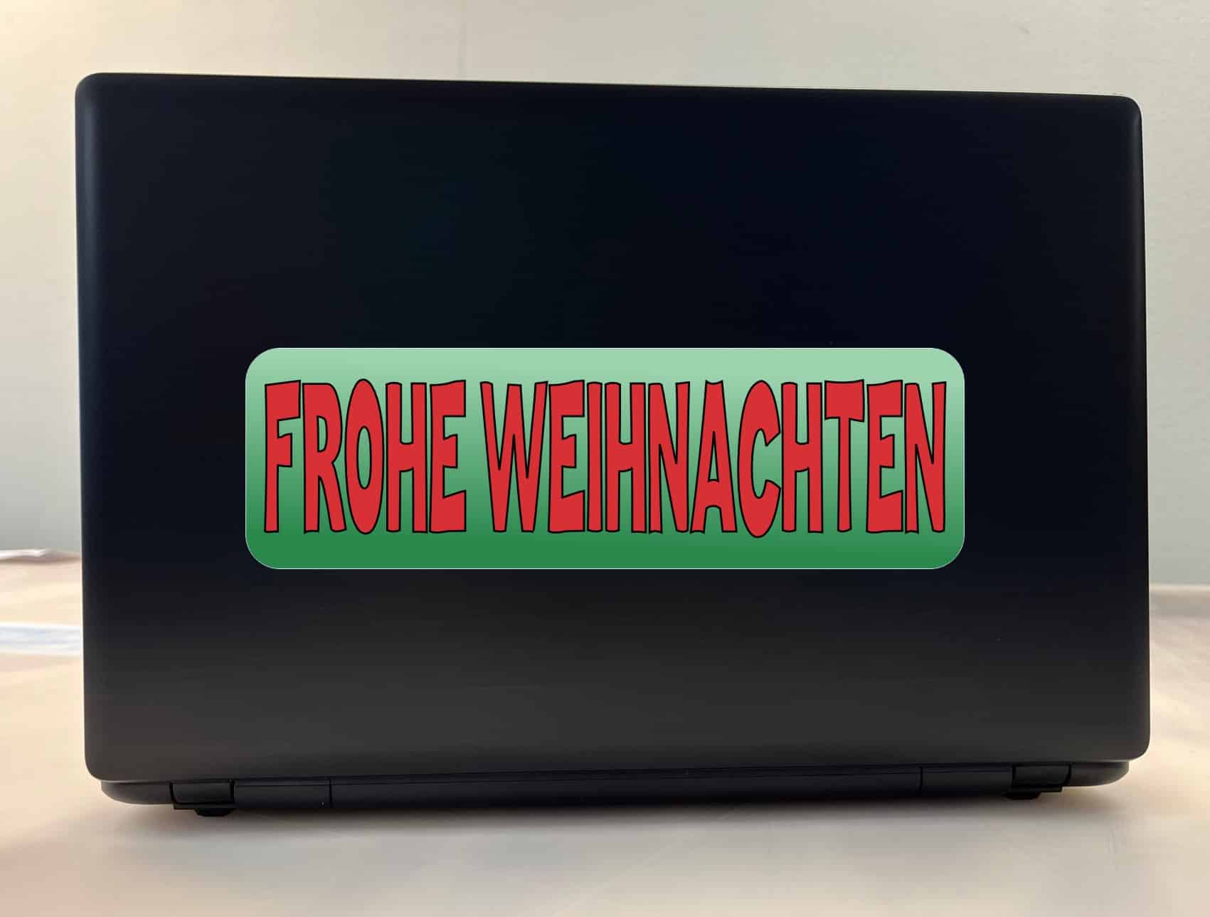 10in x 3in Austria Frohe Weihnachten Sticker Vinyl Merry Christmas Stickers - Image 3