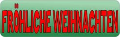 Fröhliche Weihnachten sticker