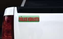 10in x 3in German Frohliche Weihnachten Sticker Vinyl Holiday Decal Stickers