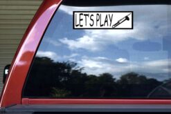 10in x 3in Let's Play Trombone Magnet Magnetic Music Vehicle Bumper