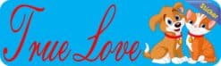 10in x 3in True Love Pets Bumper Sticker Vinyl Animal Vehicle Stickers
