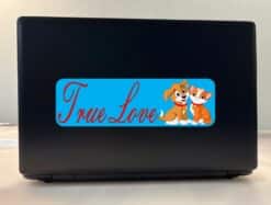 10in x 3in True Love Pets Bumper Sticker Vinyl Animal Vehicle Stickers