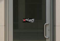10in x 3in I Love My Cymric Cat Bumper Sticker Vinyl Vehicle Window Decal