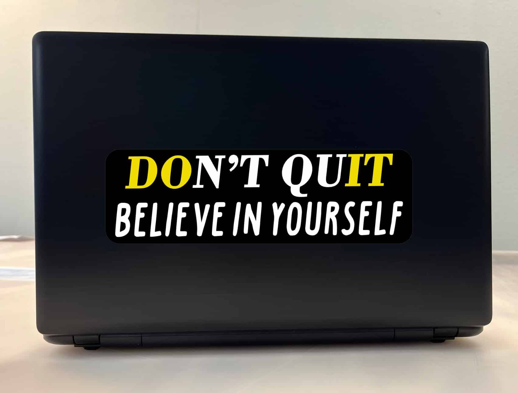 10in x 3in Believe In Yourself Bumper Sticker Vinyl Inspire Vehicle Decal