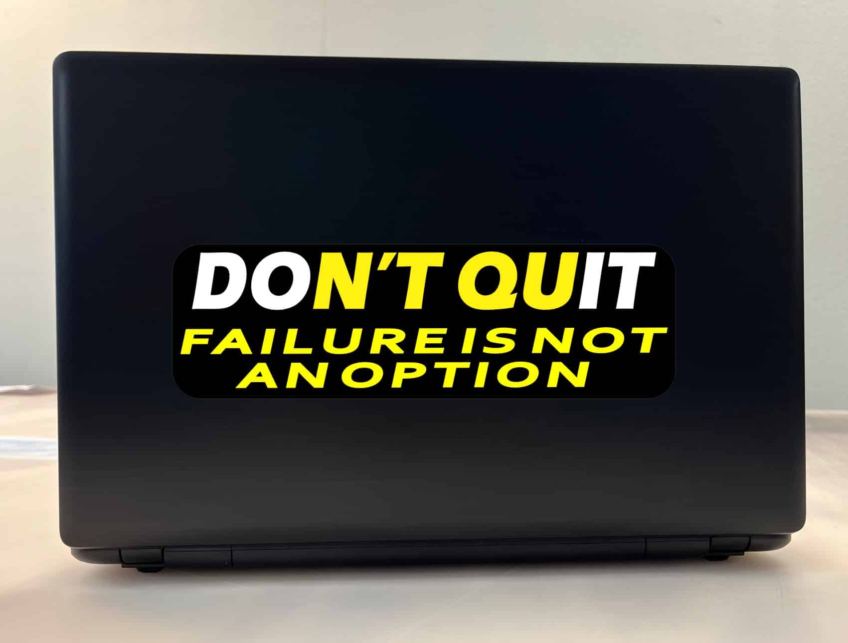 10in x 3in Failure Is Not An Option Bumper Sticker Vinyl Vehicle Decals
