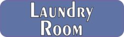 Blue Laundry Room Magnet