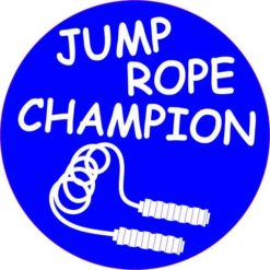 jump rope champion sticker
