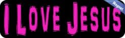 10in x 3in I Love Jesus Magnet Magnetic Religious Vehicle  Magnets