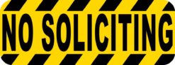 no soliciting
