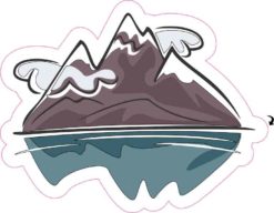 mountain sticker