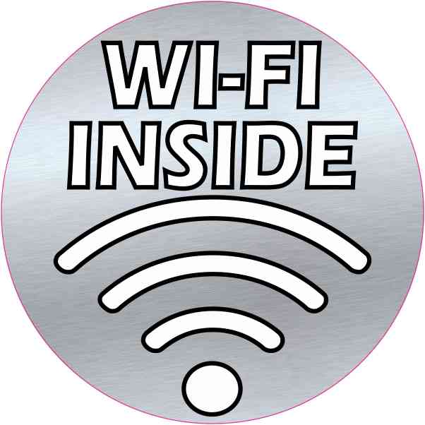 wi-fi symbol sticker