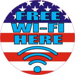 wi-fi symbol sticker