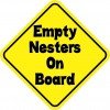 Empty Nesters On Board Magnet