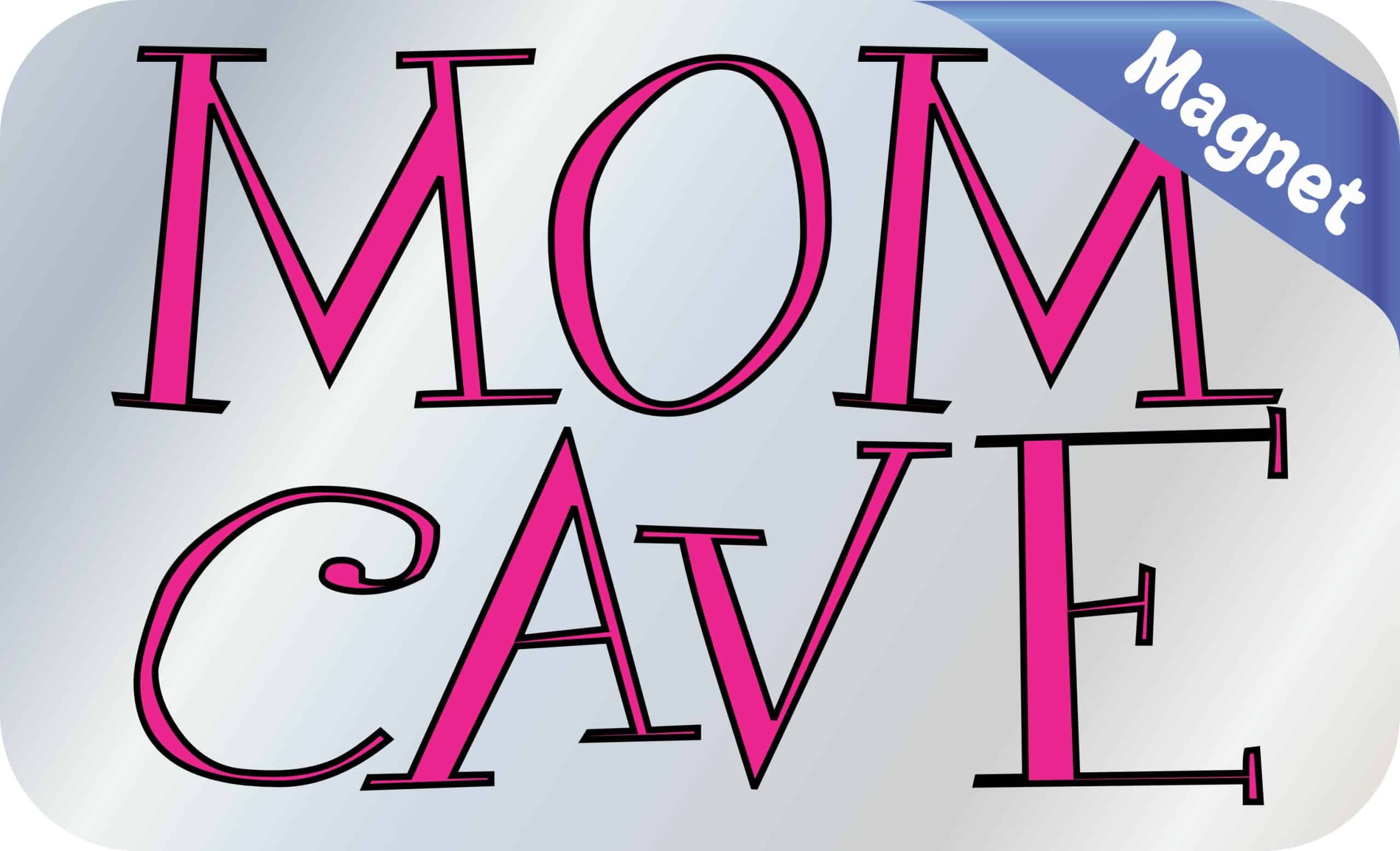 5in x 3in Mom Cave Magnet Vinyl Funny Magnetic Sign Room Door Magnets - Image 2