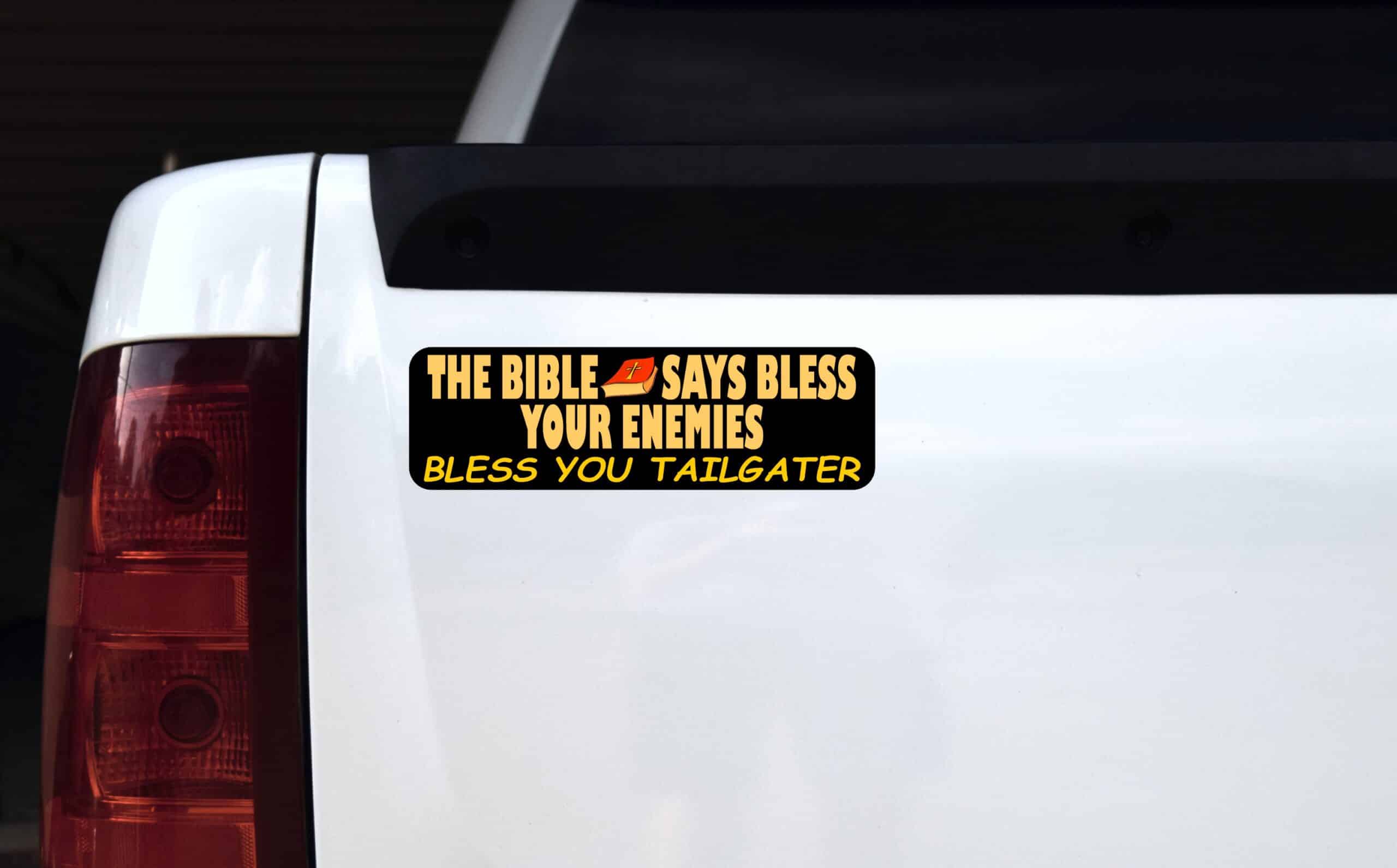 10in x 3in Bless You Tailgater Bible Magnet Vinyl Religious Vehicle Magnets
