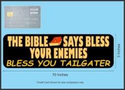 10in x 3in Bless You Tailgater Bible Magnet Vinyl Religious Vehicle Magnets