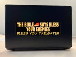 10in x 3in Bless You Tailgater Bible Bumper Sticker Vinyl Religious Decal