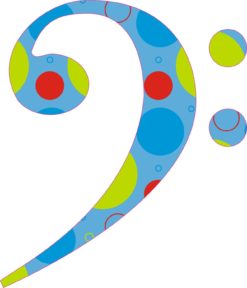 Bass Clef Sticker