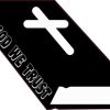 In God We Trust Bible Sticker