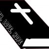 Faith Love Hope Bible Sticker