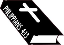 Bible Philippians 4:13 Sticker