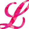 l monogram sticker