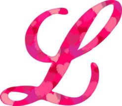 l monogram sticker