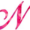 n monogram sticker