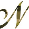n monogram sticker