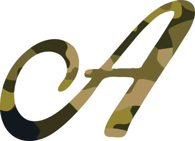 a monogram sticker