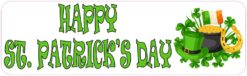 Happy St. Patrick's Day Bumper Sticker