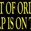 out of order