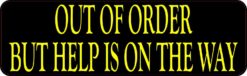out of order
