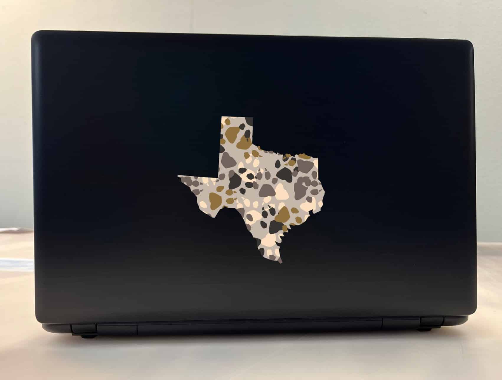 5in x 5in Paw Print Texas Sticker Vinyl Die Cut Vehicle Decal Cup Stickers - Image 3