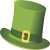 St. Patrick's Day Leprechaun's Hat Sticker